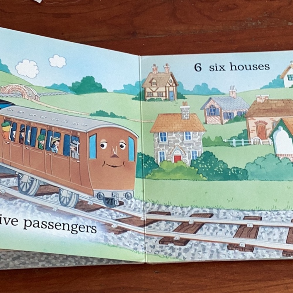 π Vintage Thomas The Tank Engine BOOK π Count To TEN 1991 NVC - Picture 7 of 16